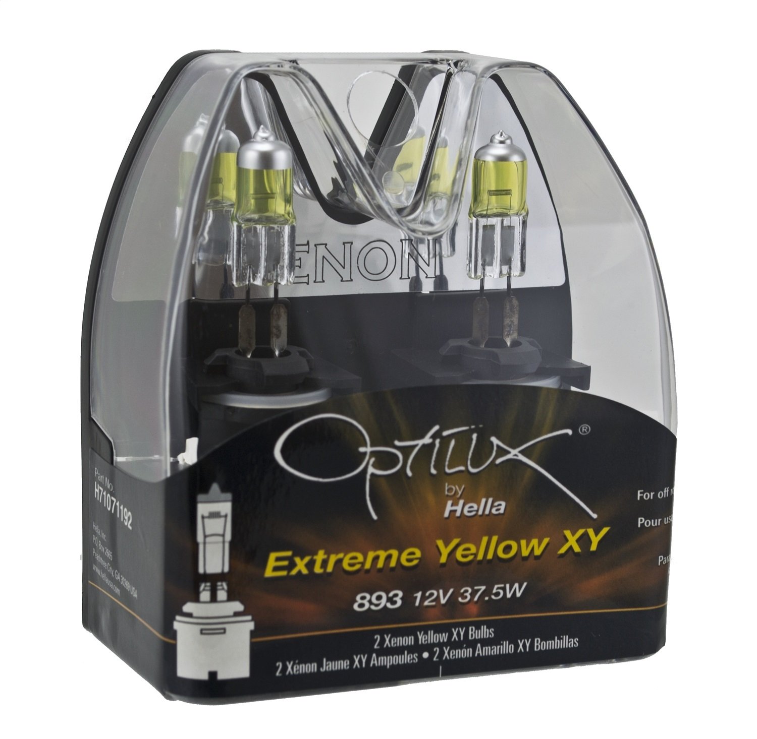 Optilux Extreme Yellow XY Bulbs Bulb Type: 893