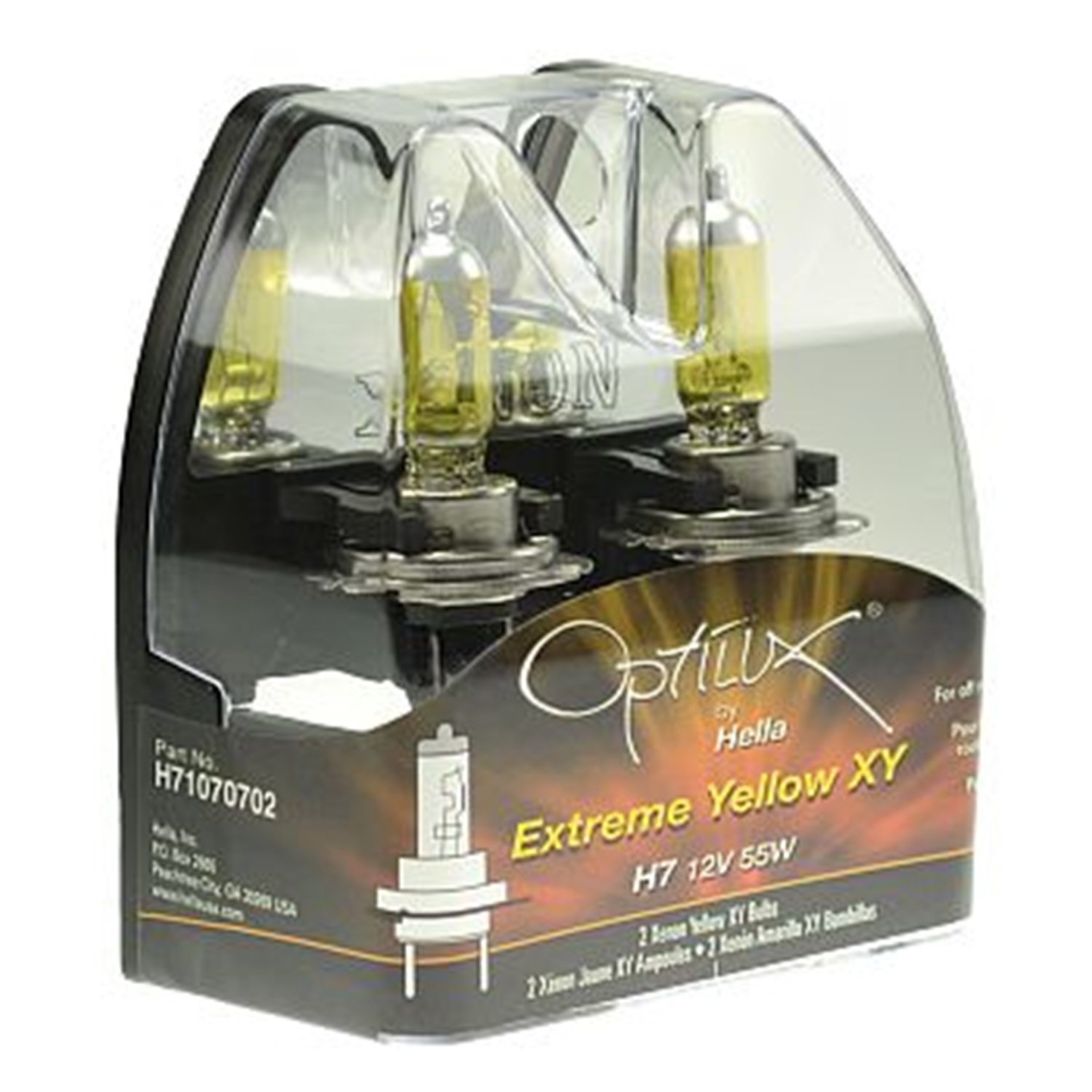 Optilux Extreme Yellow XY Bulbs Bulb Type: H16/9009