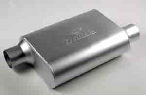 Aluminized 2.50" Offset Inlet/Offset Outlet 9.5" x 4.0" x 13.0" body