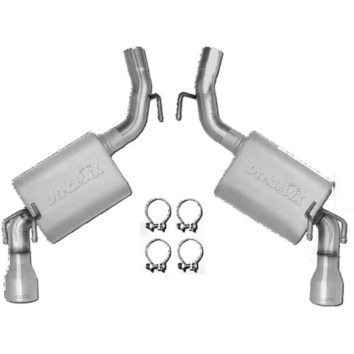 Axle-Back Exhaust System Ultra Flo Stainless System
