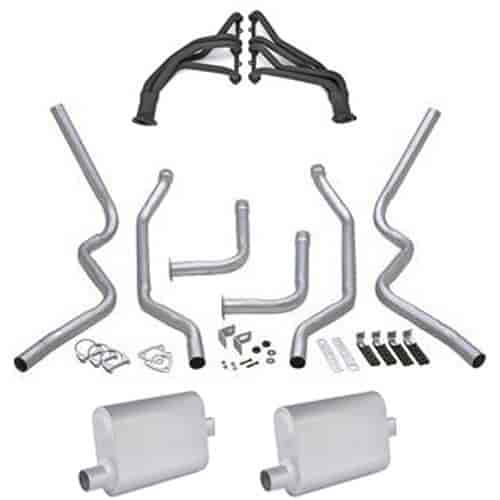 Exhaust System Kit 1973-82 Small Block Chevy Pickup Includes: