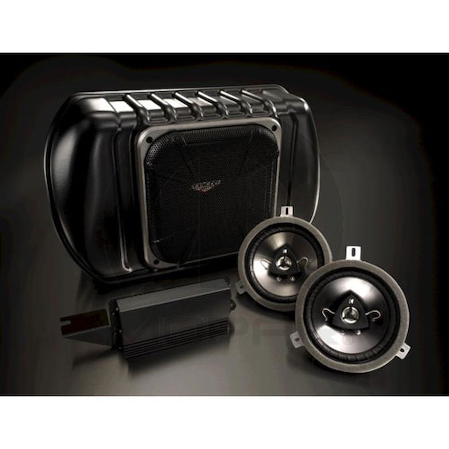 Kicker Stage II Upgrade Kit 2009-10 Jeep Wrangler 2-Door with Base Sound System