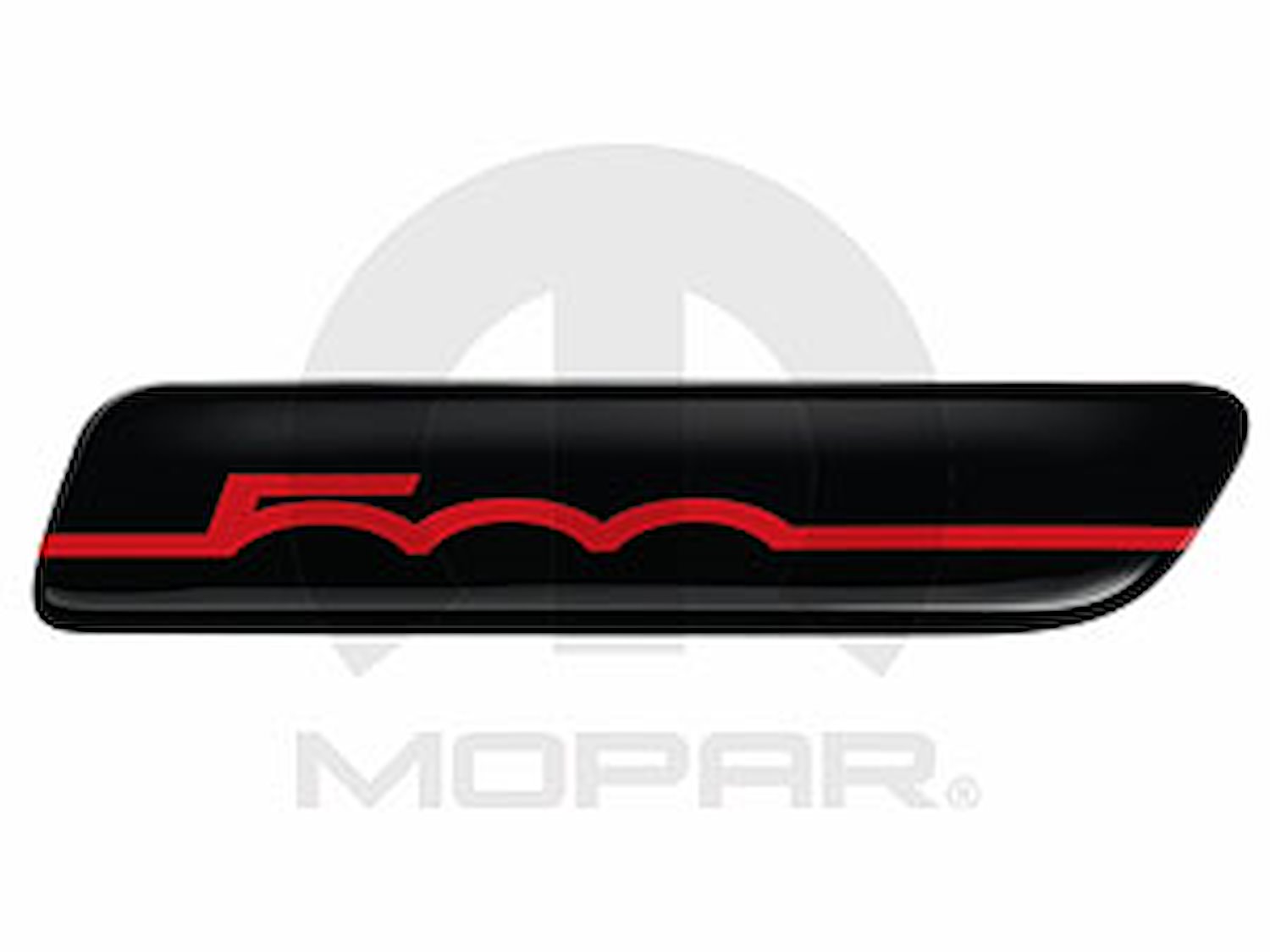 Body Side Molding Inserts 2012-13 Fiat 500 Cabrio/Coupe