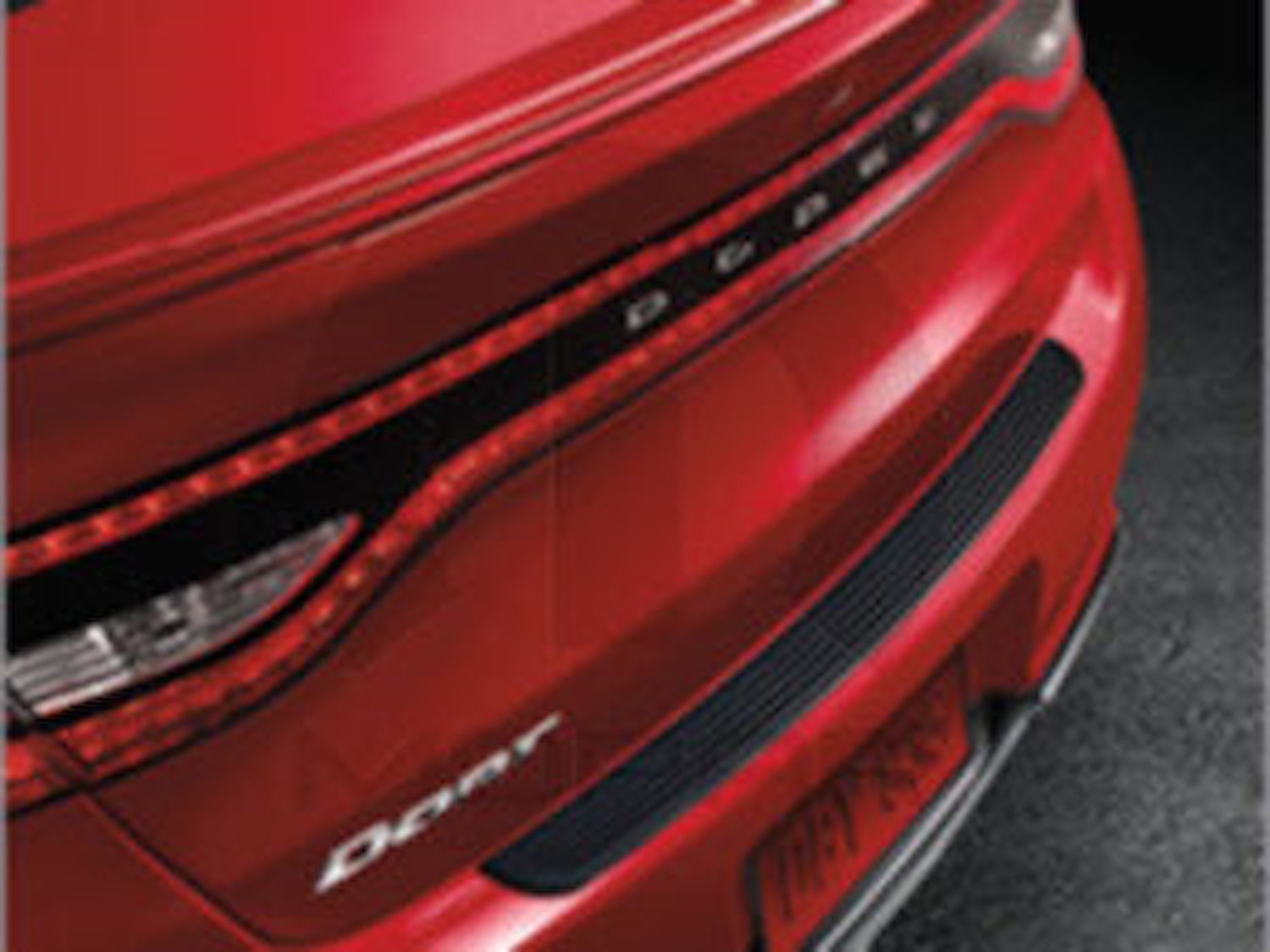 Rear Bumper Ledge Applique 2013 Dodge Dart