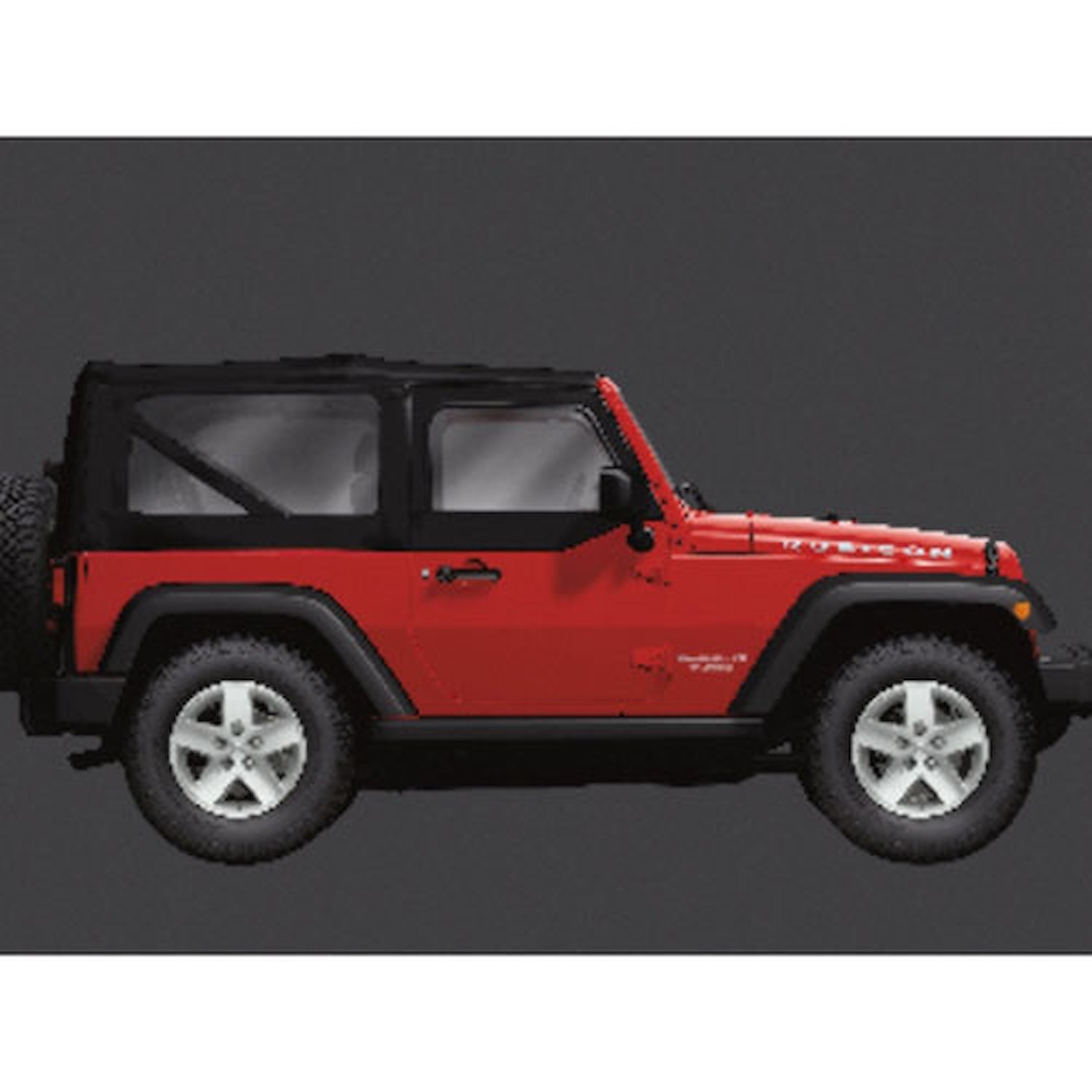 Complete Soft Top Kit 2007-2018 Jeep Wrangler JK 2-Door
