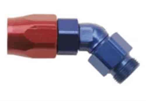 Series 3000 45-Degree Low Profile Hose End -8 AN