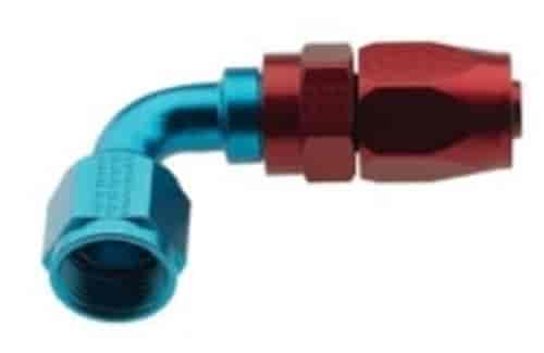 -10 NUT x -12 HOSE REDUCING HOSE END 90 DEGREE