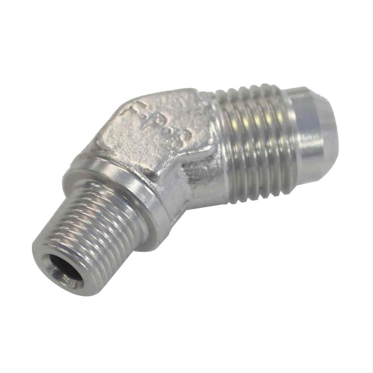 -6 X 1/8 MPT 45 ADAPTER CLEAR