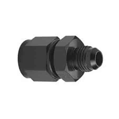 Aluminum Swivel Reducer -10 AN Nut x -8 AN Male [Black]