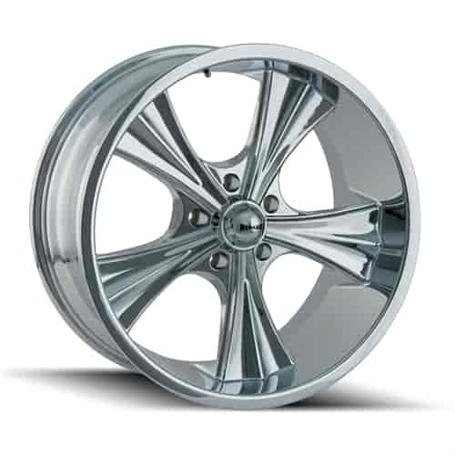 Ridler 651 Series Grey w/Machined Lip Wheel Size: 20" x 10"
