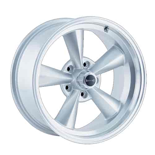 Ridler 675 Series Silver w/Machined Lip Wheel Size: 17" x 8"