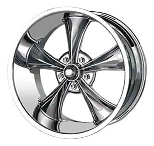 Ridler 695 Series Chrome Wheel Size: 20" x 10" Bolt Circle: 5 x 4.5" Offset: 0mm