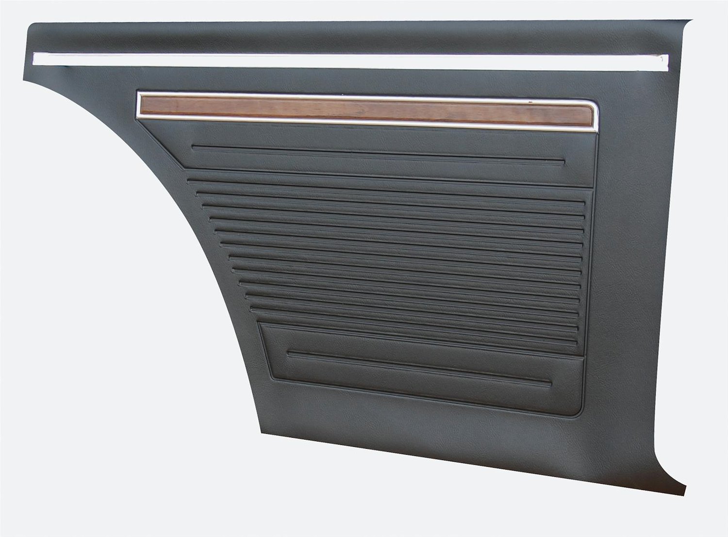 Interior Rear Quarter Panel Set 1971-1972 Chevrolet Nova Custom-Super Sport [Black]