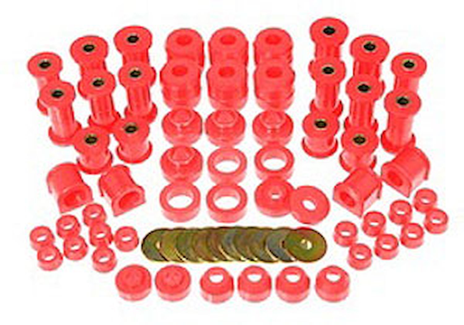 Total Kit Red Incl. Body Mount/Spring And Shackle Front And Rear/Tie Rod Boots/Track Arm Front And Rear