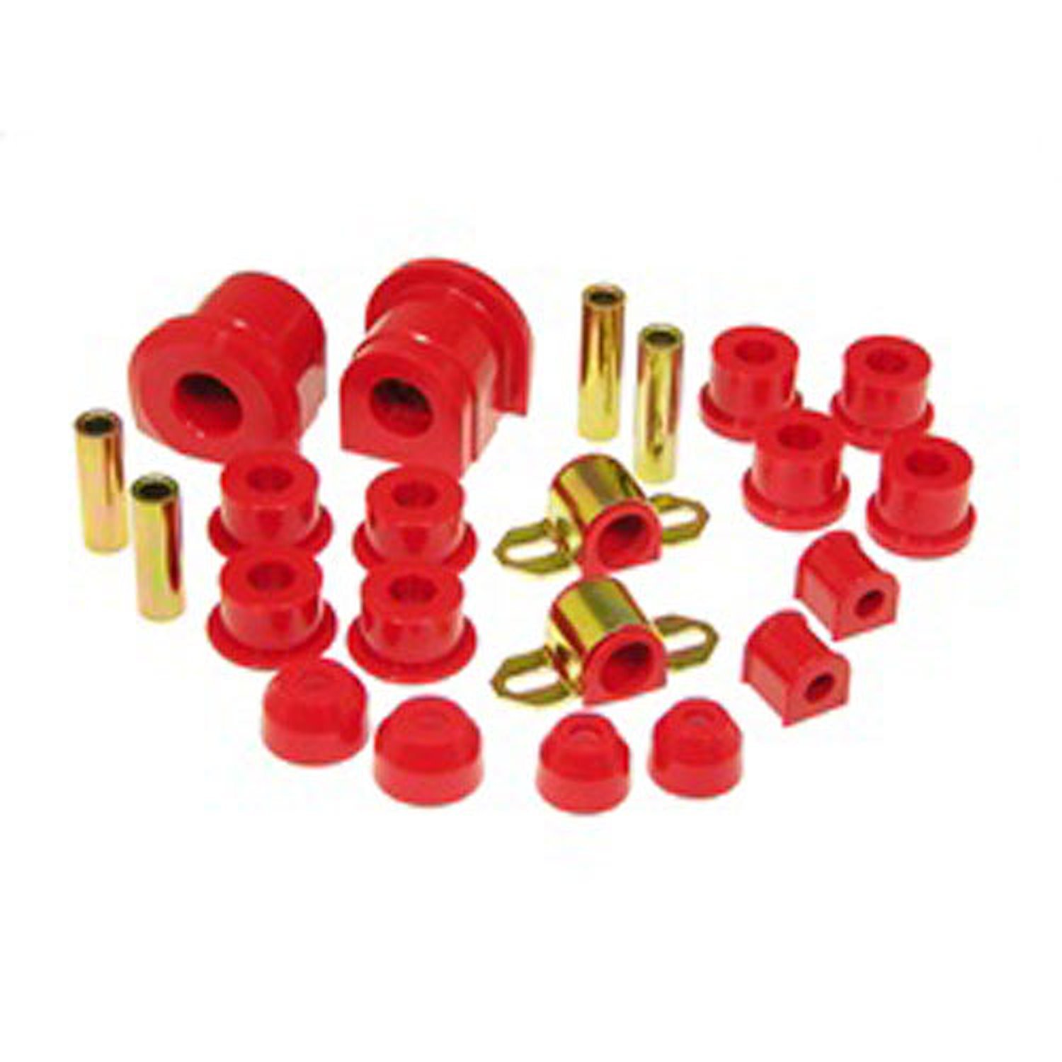 Total Kit Red Incl. Balls Joints Boots/ C-Arm Front And Rear/Sway Bar Bushings/Tie Rod Boots