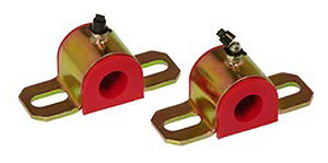 Greasable Universal Sway Bar Bushing Red Bracket Height 1 11/16 in./Width 1 1/2 in. - 4 7/16 in. Bar Dia. 1 1/16 in.