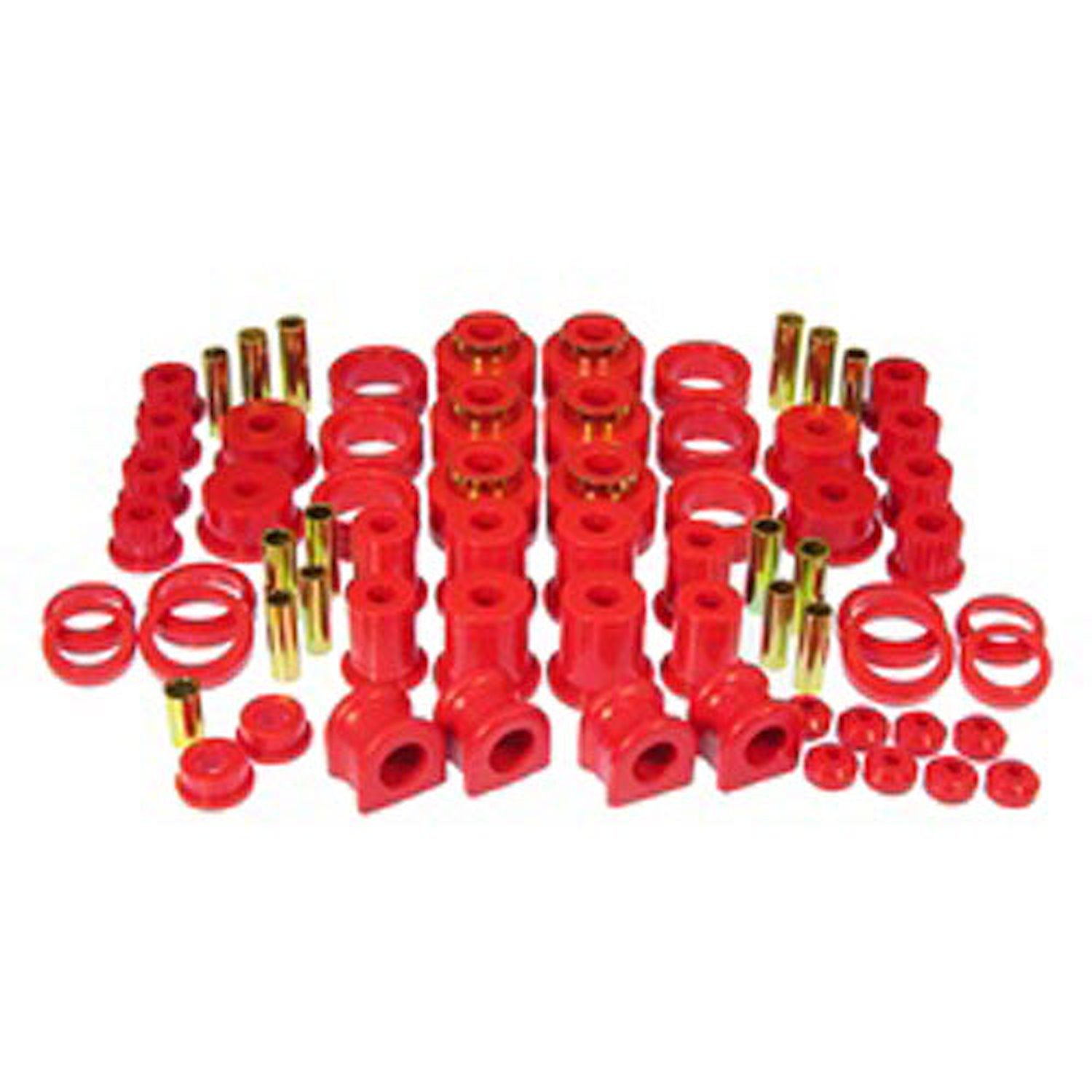 Total Kit Red Incl. Frt Control Arm/Frt Sway Bar/Frt Track Bar/Rr Spring And Shackle Bushings/Std Cab Mnts