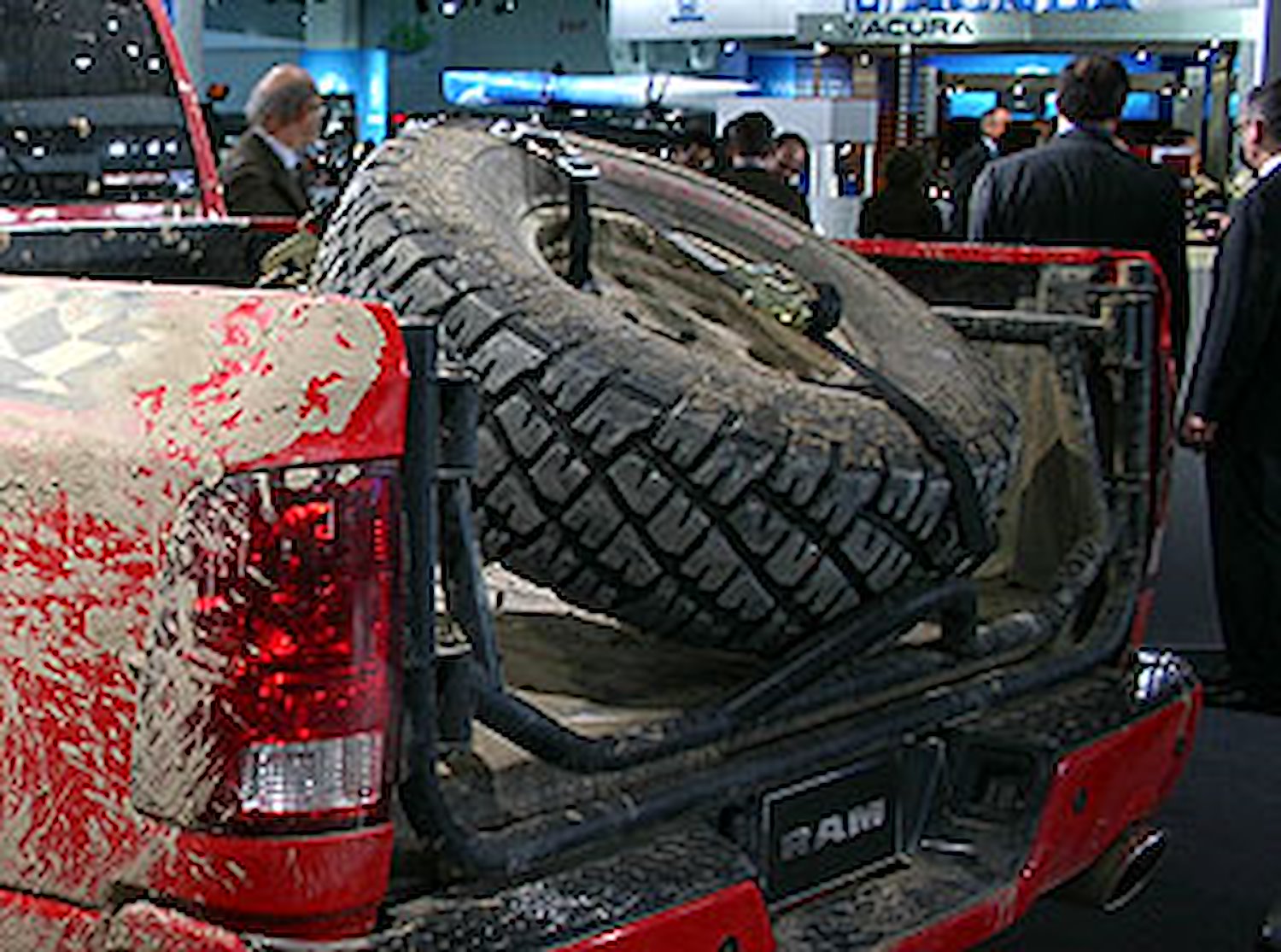 Off-Road Rear Tire Carrier Rear Placement Allows Easier Access and Ability to Carry Larger Tires