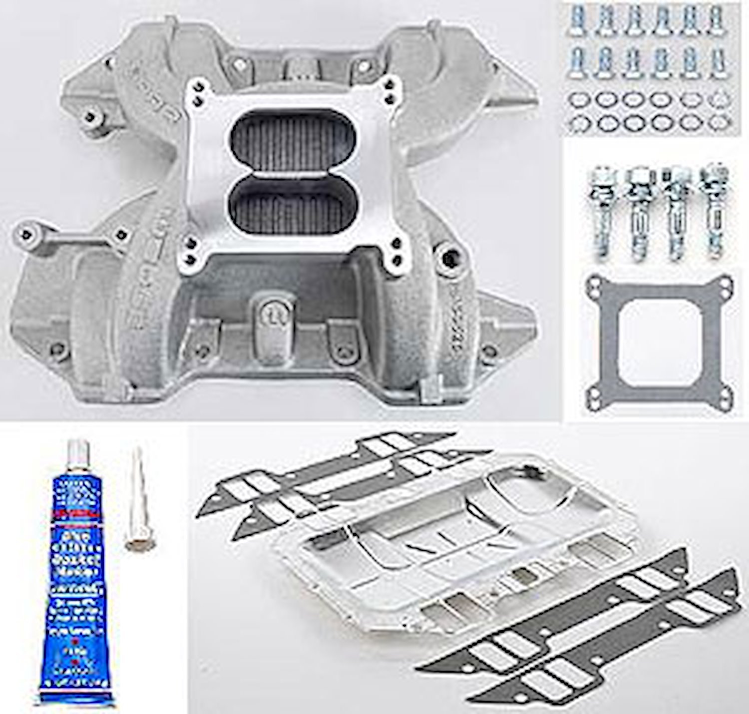 Aluminum Dual Plane Intake Manifold Kit Fits 413/426W/440 Big Block
