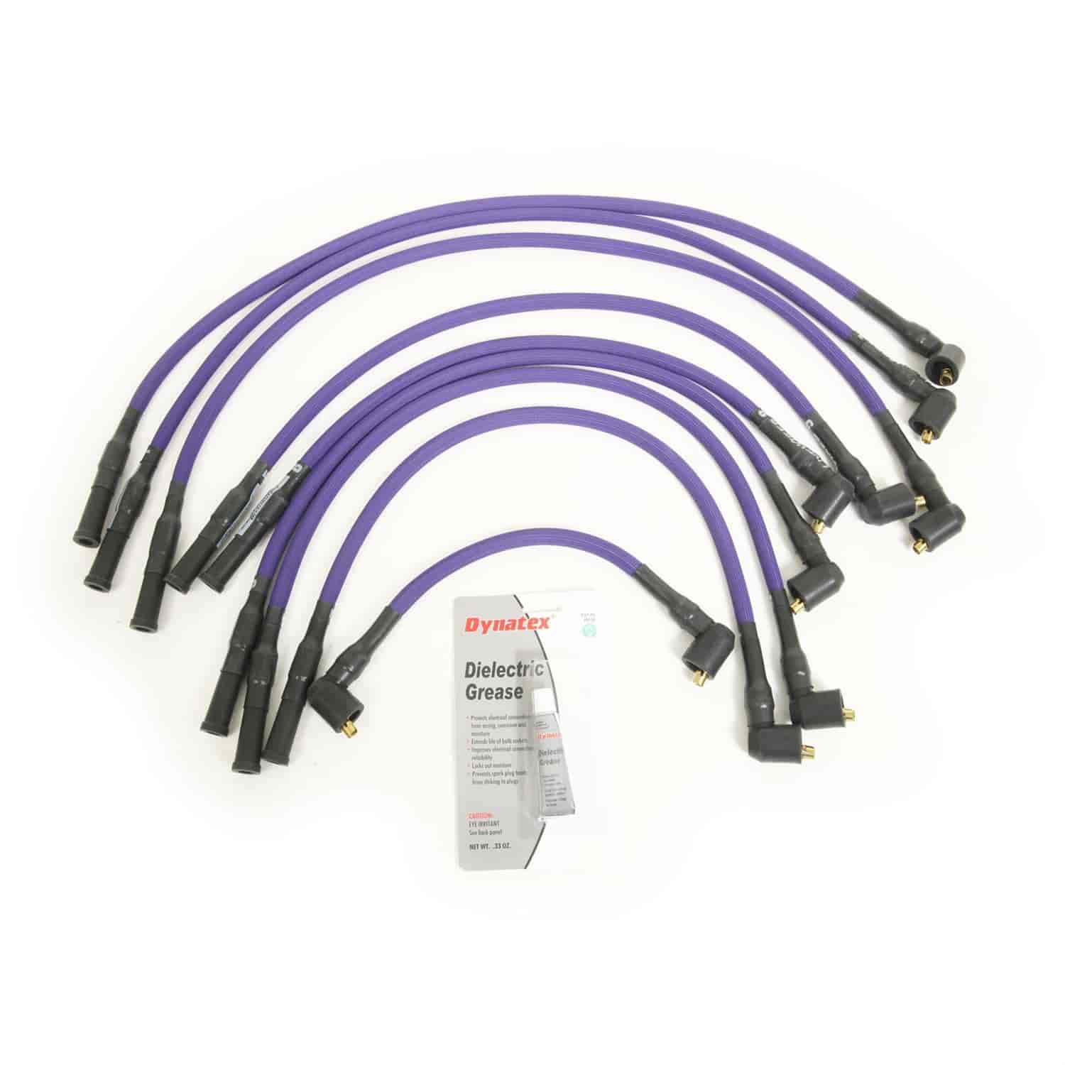 Plug Wires- Pts. Style Term -Purple-Chrysler 318-340-360 cid