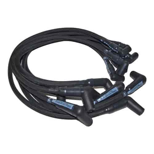 Plug Wires- HEI Term -Black-Pontiac 350-400-455 cid