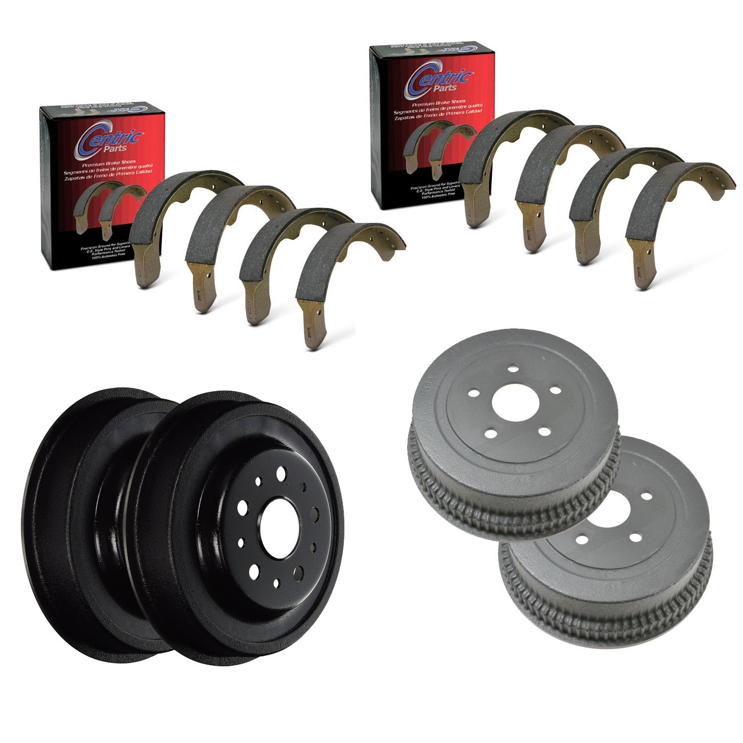 Centric Front Drum/Rear Drum Brake Kit for 1967-1973 Ford Mustang