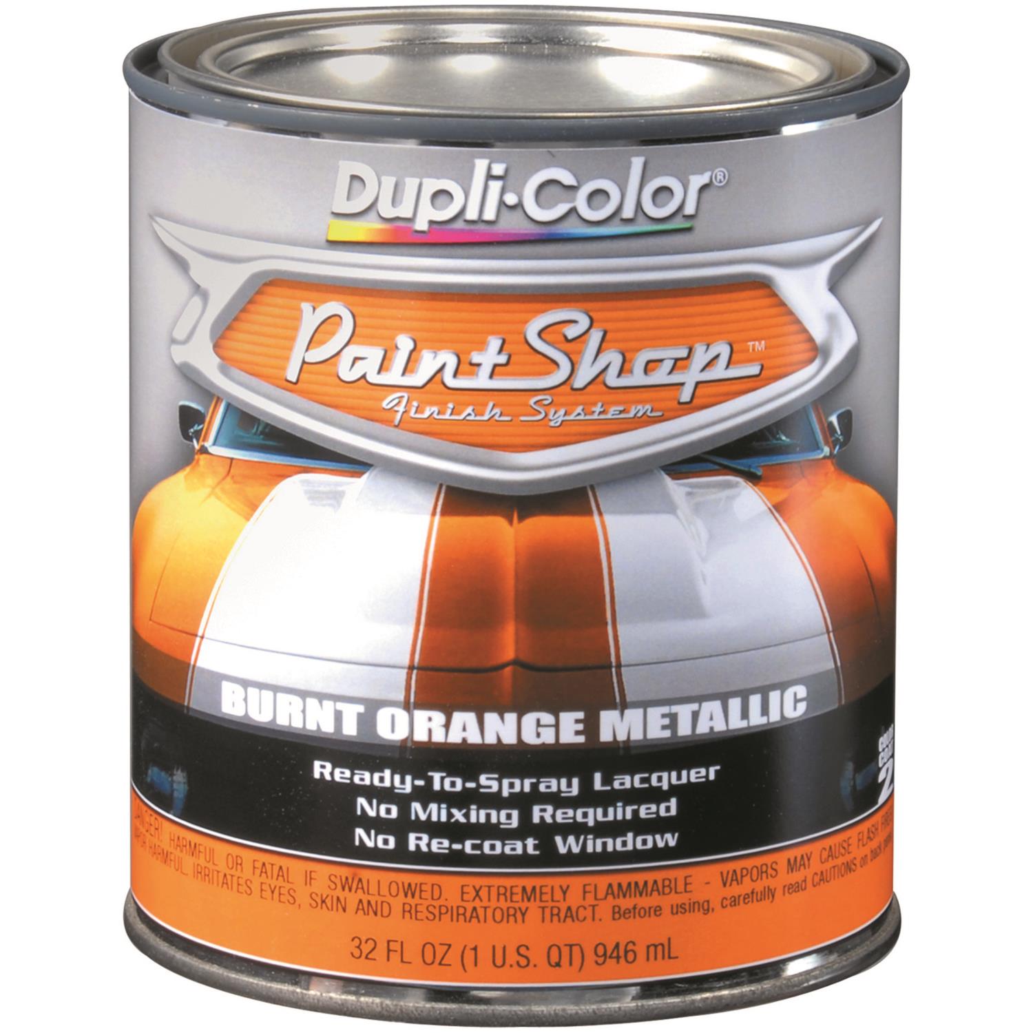 Paint Shop Paint Burnt Orange