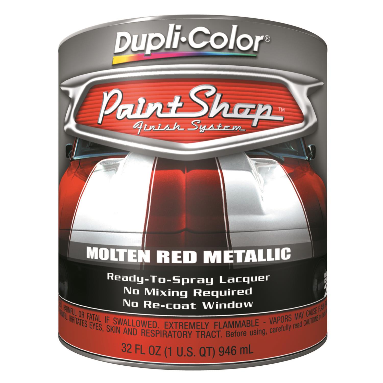 Paint Shop Paint Molten Red Metallic 1-Quart