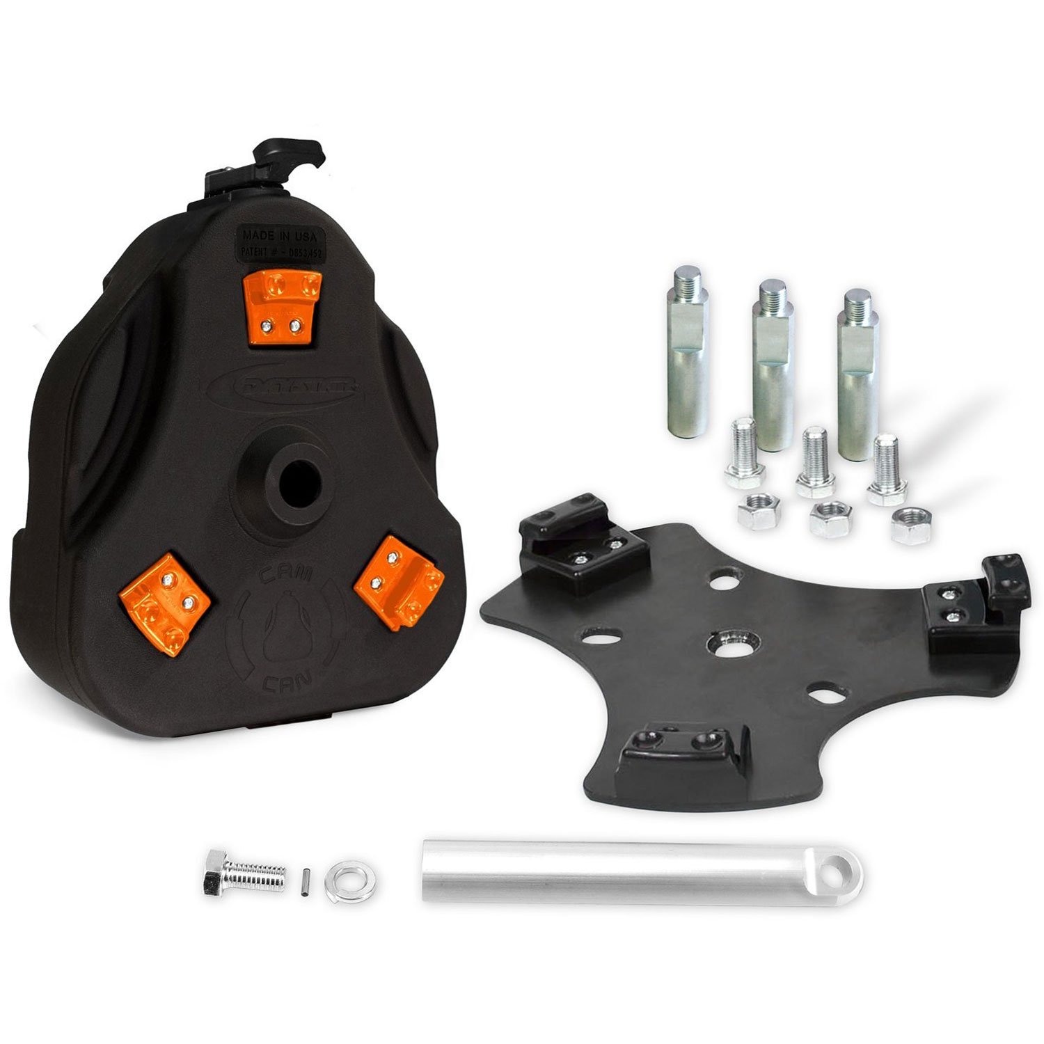 Cam Can Trail Box With Jeep Spare Tire Mount