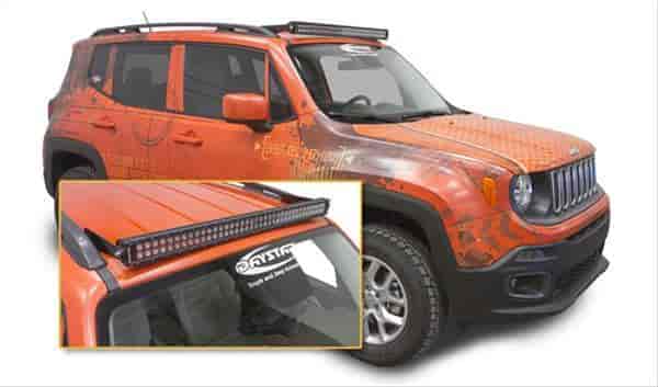 LED Light Bar Kit 2015-16 Renegade with Factory Roof Rack