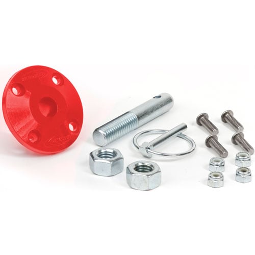 Polyurethane Hood Pin Kit Red Includes: