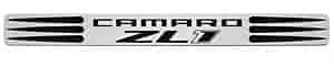 Billet "ZL1" Logo Door Sills Two-Tone Black & Chrome