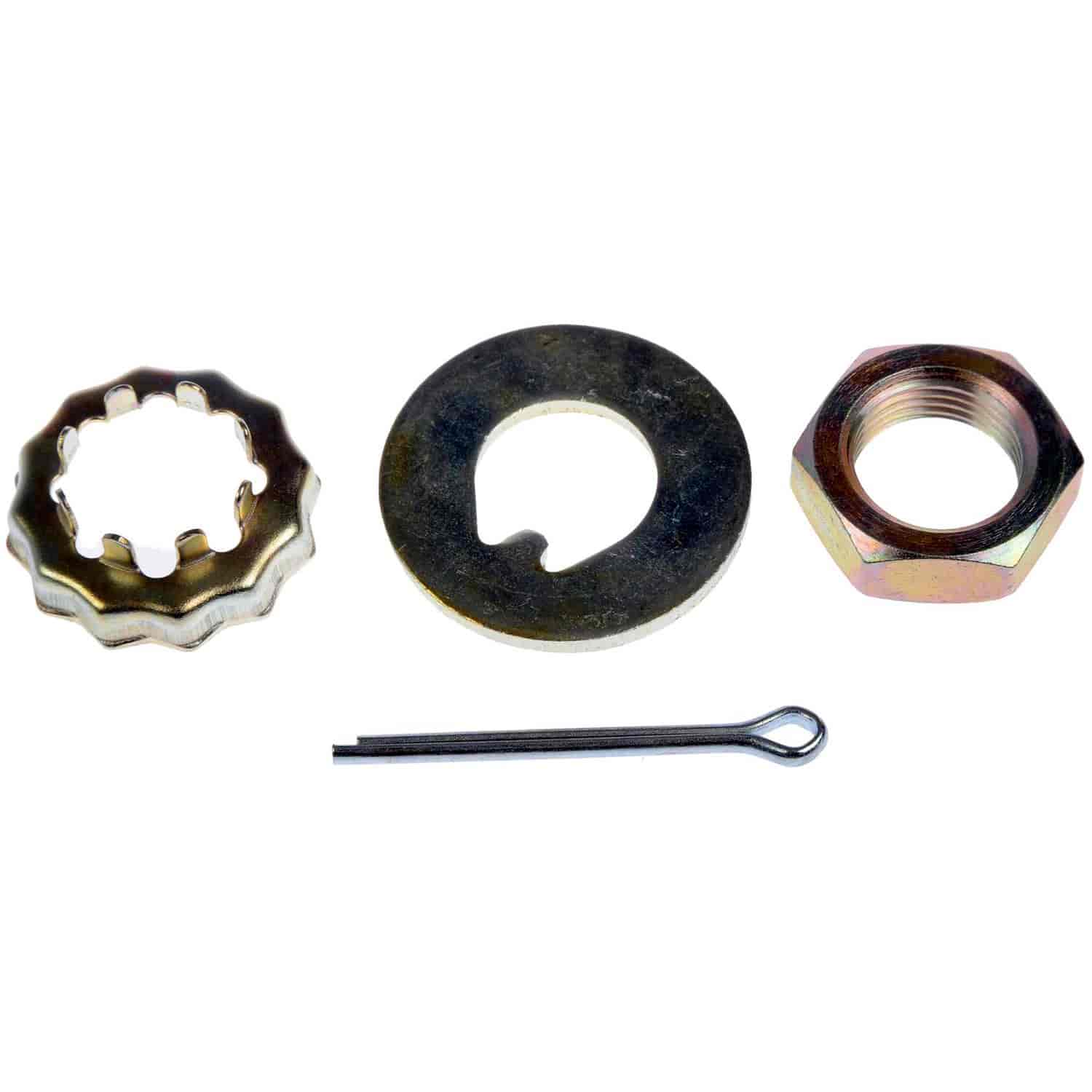 Spindle Nut Kit 1/2-20 Contents Nut Kits Washer Retainer and Cotter Pin