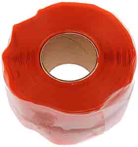 Silicone Repair Tape - Red 1" x 10" Special formula allows tape to self adhere Allows for a durable seal and many uses