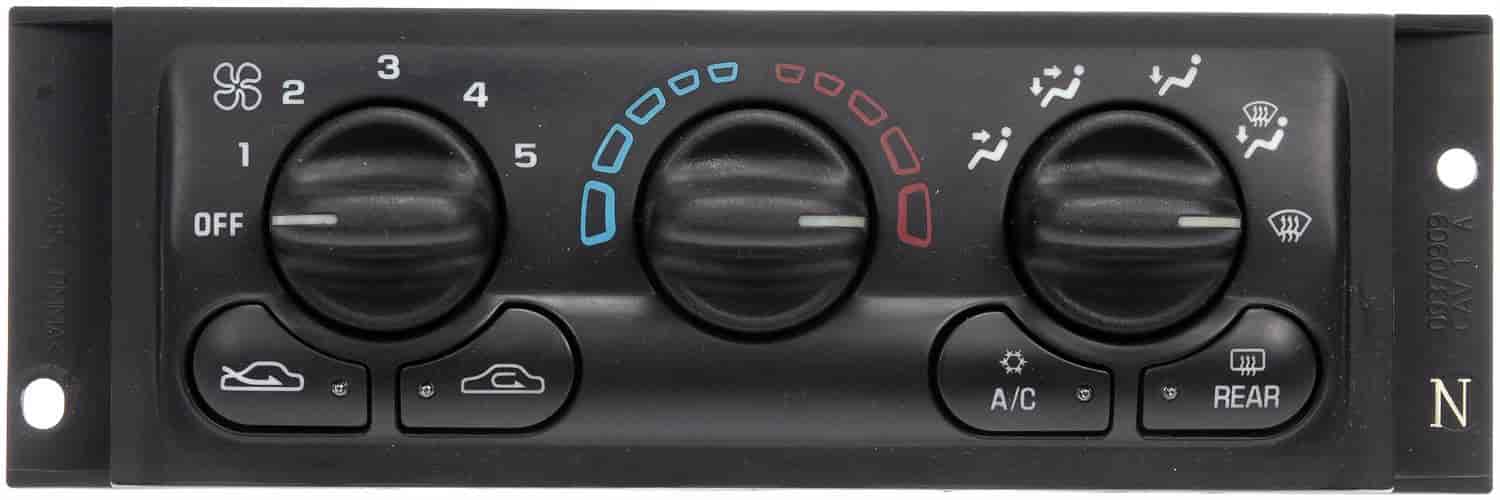 Climate Control Module manual with rear defogger