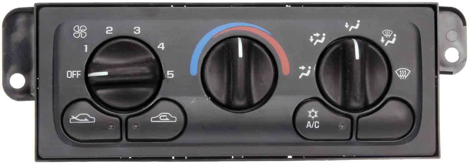 Climate Control Module Manual With Rear Defogger
