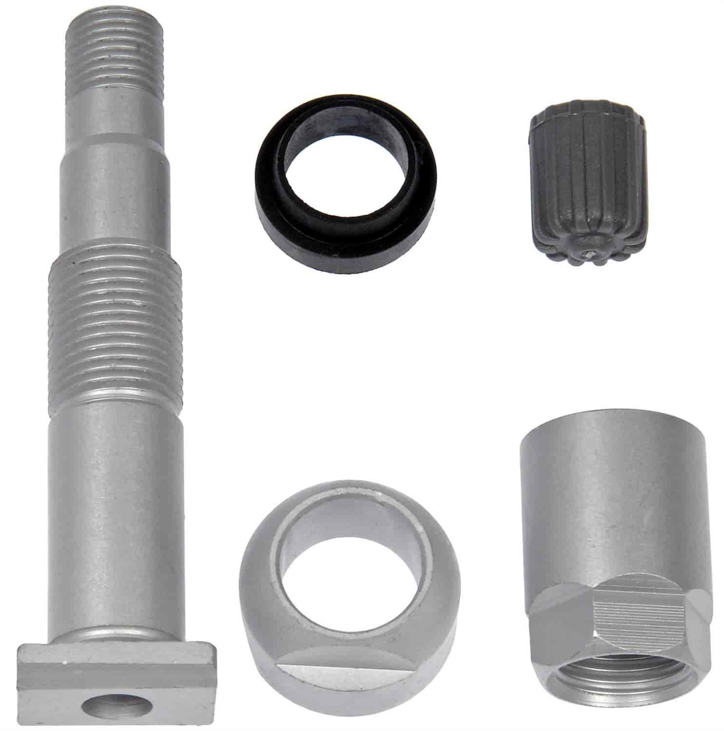 TPMS Service Kit - Replacement Valve Stem includes Stem Washer Grommet and Nut