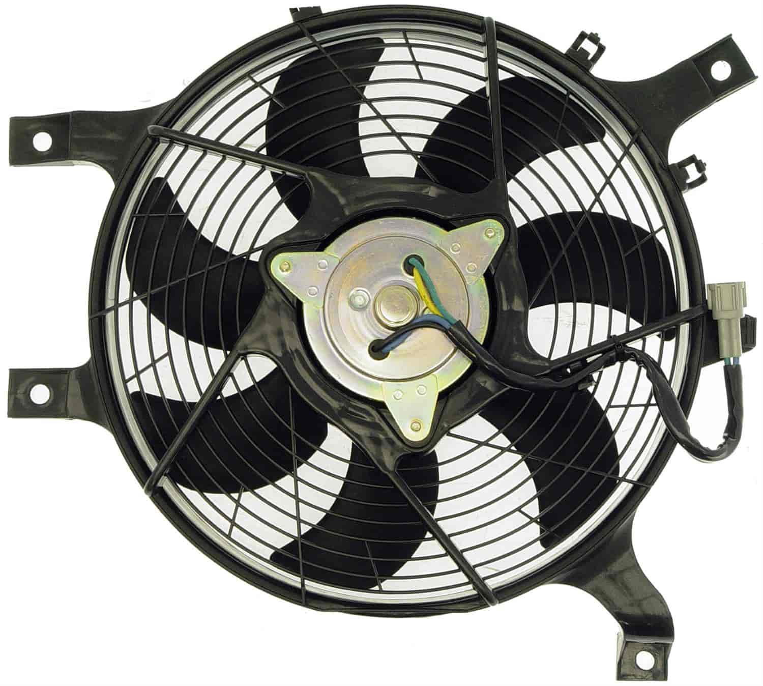 Condenser Fan Assembly without Controller Fits Select Nissan Frontier, NP300, Xterra Models
