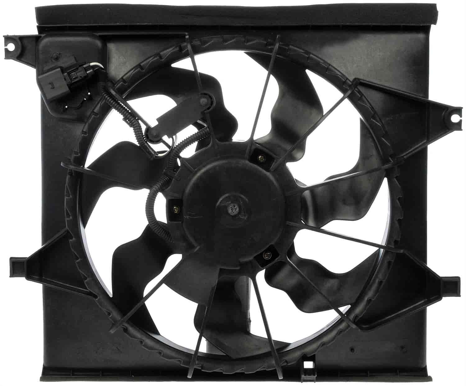 Radiator Fan Assembly With Resistor