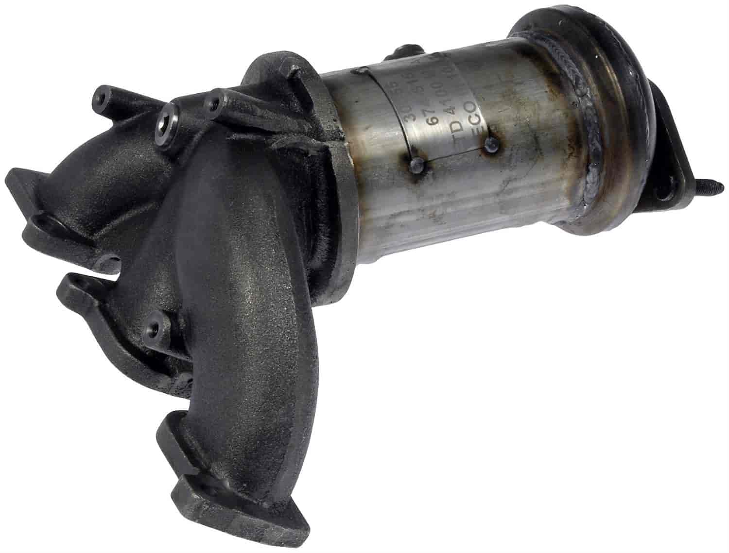 Cast Exhaust Manifold With Integrated Catalytic Converter