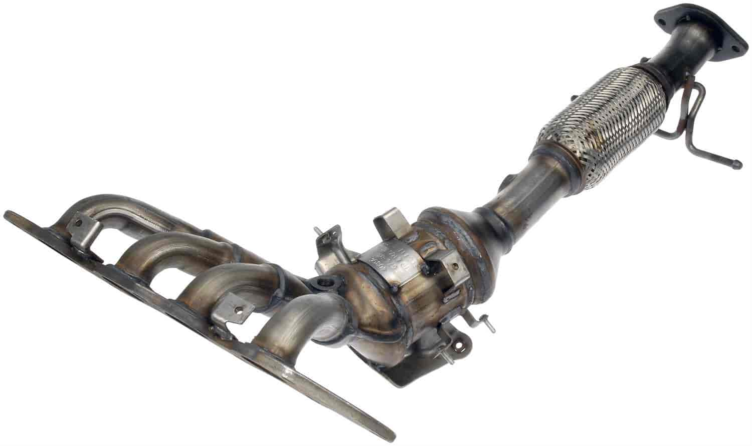 Exhaust Manifold With Integrated Catalyic Converter