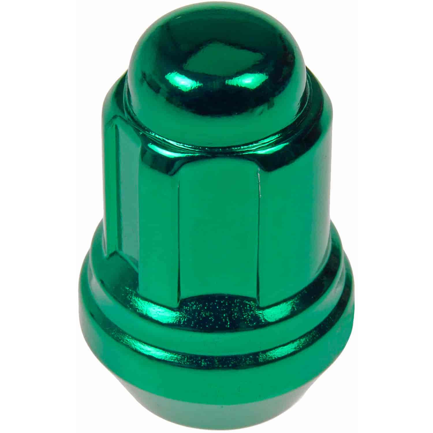 Green Acorn Nut Lock Set M12-1.50