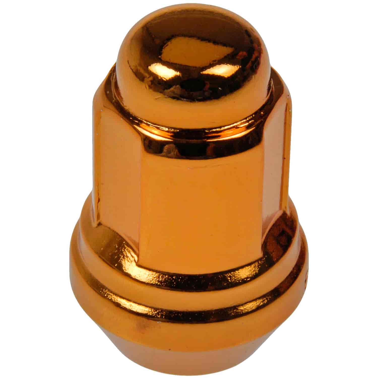 Orange Acorn Nut Lock Set M12-1.50