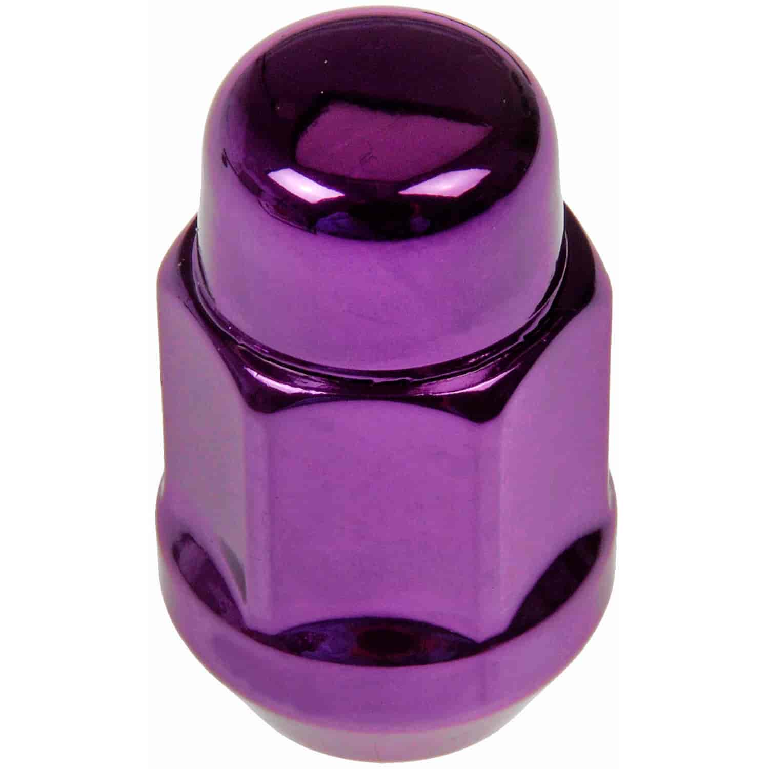 Purple Acorn Nut Lock Set M12-1.50