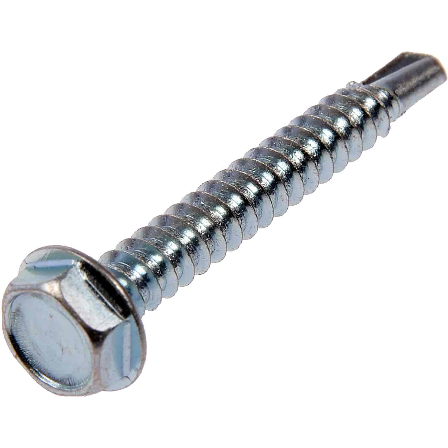 Self Tapping Screw-Hex Washer Head-No. 10 x 1-1/2 In.