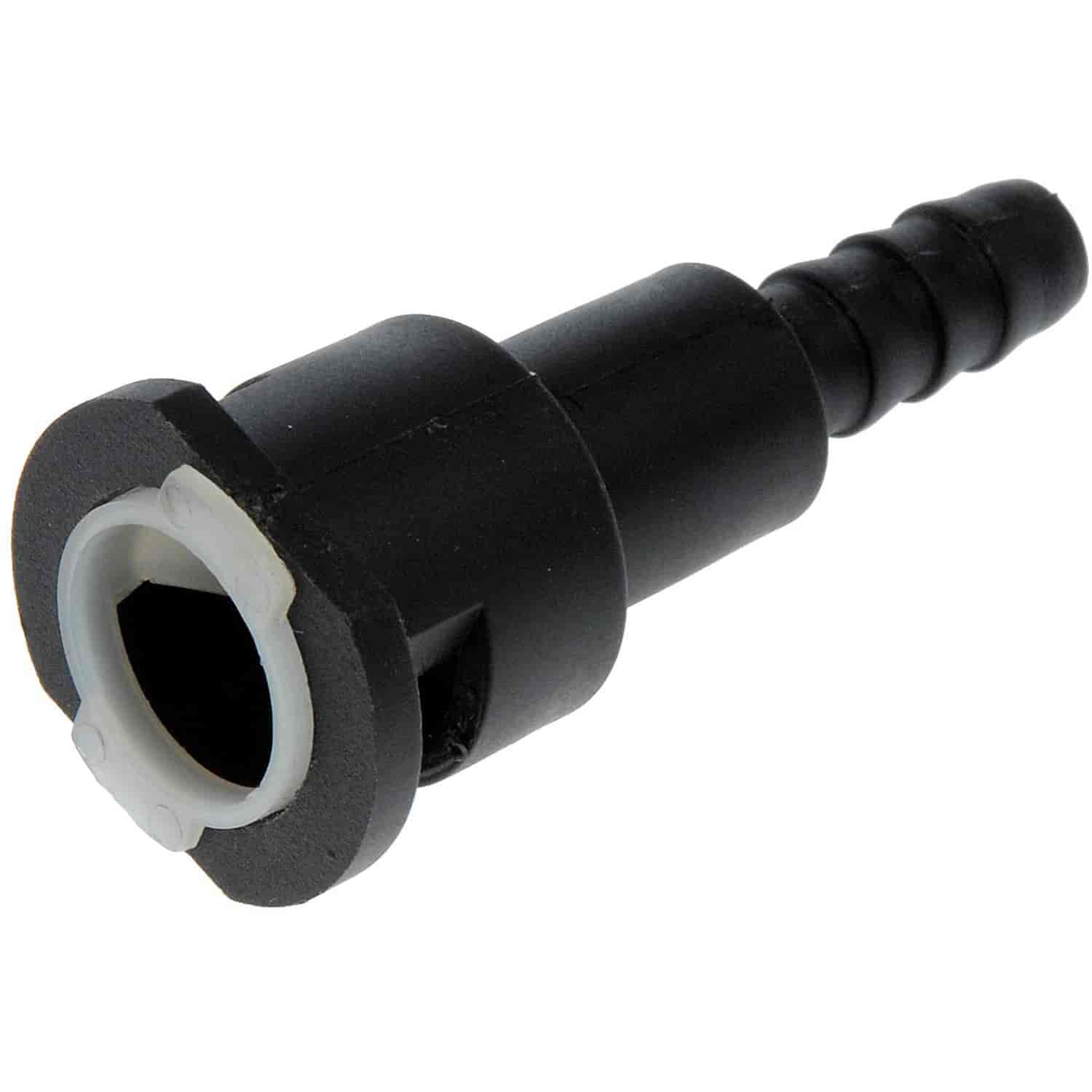 Fuel Line Quick Connectors Straight Adapts 1/4" Steel to 5/16" (8 mm) Nylon Tubing