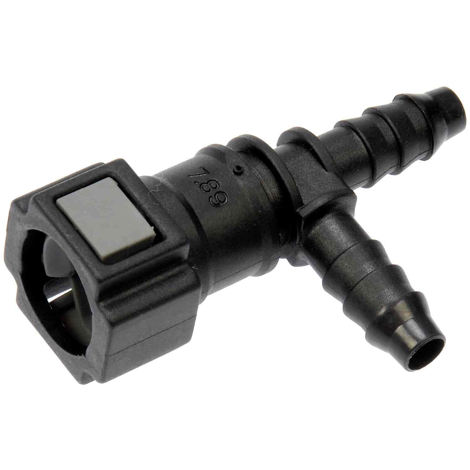 Quick Connector 5/16 In. Steel Tee to 6mm Nylon
