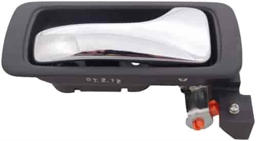 Interior Door Handle Rear Right Chrome Lever/Gray Housing