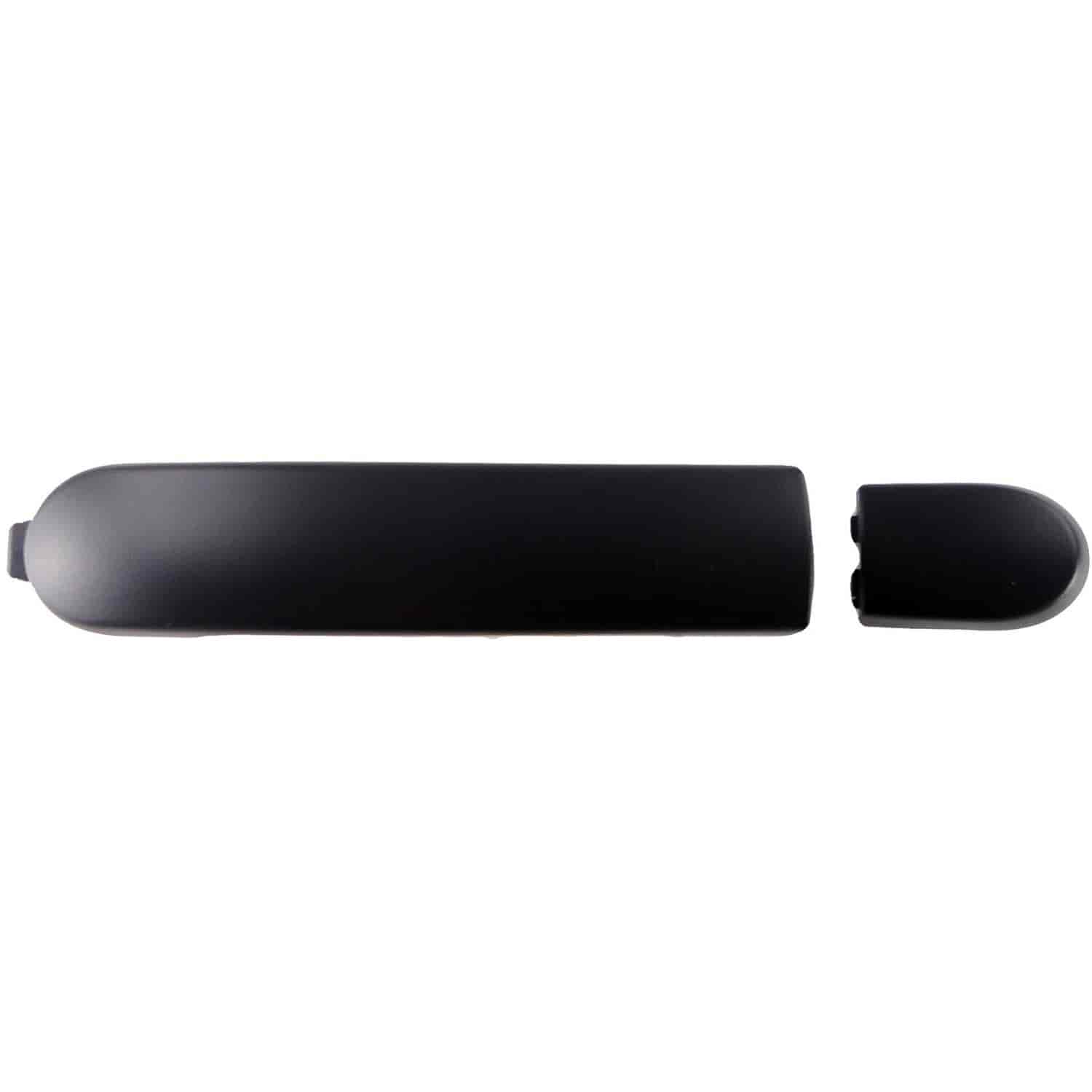 Exterior Door Handle Rear Left Black Without Smart Entry System Without keyhole