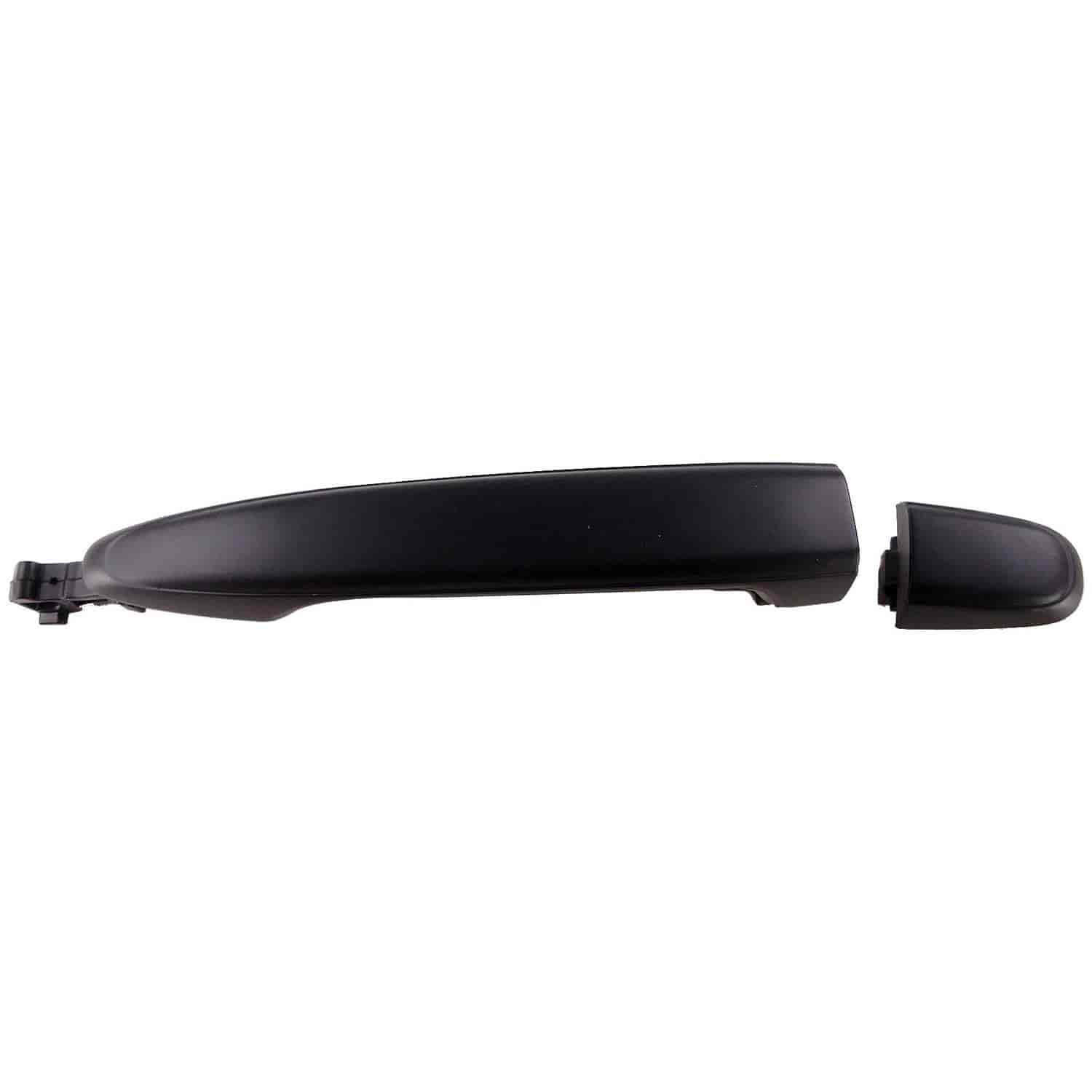 Exterior Door Handle Front Right Textured Black Without Keyhole